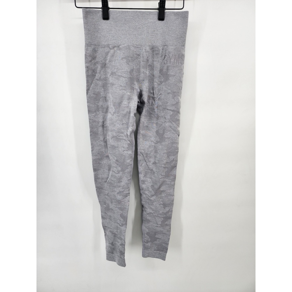 Gymshark Adapt Camo Seamless High Waisted Leggings Gray Camouflage - Picture 2 of 6